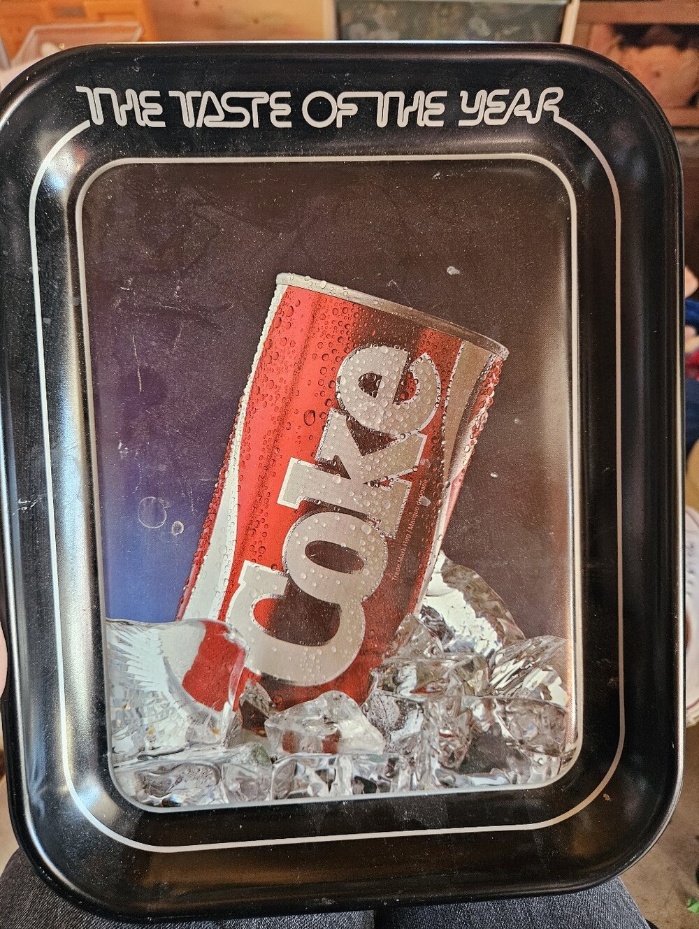 1985 Taste Of The Year Coke Tray